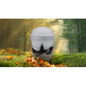 Biodegradable Cremation Ashes Funeral Urn / Casket - MOUNTAIN SPRUCE
